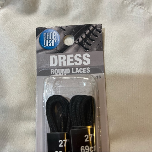 Shoe Year Black Round Dress Laces 2 Pair 
Each lace is 27” or 69 CM - Picture 2 of 4